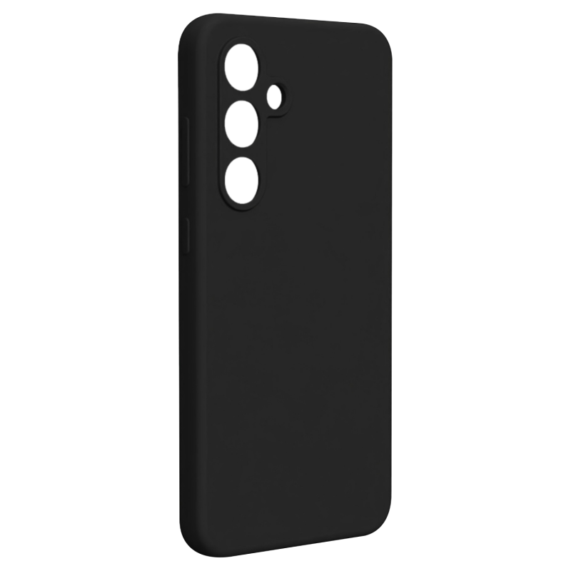 Силиконов калъф Etteri за Samsung Galaxy S24 FE, черен