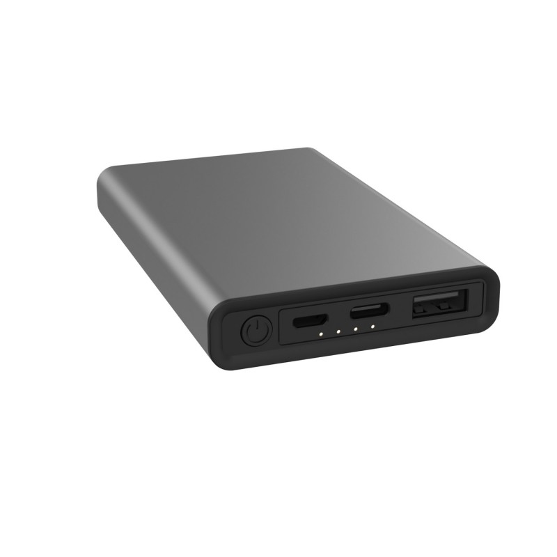 Setty Recycling power bank 5000 mAh 12W сив QRPB5-12-18