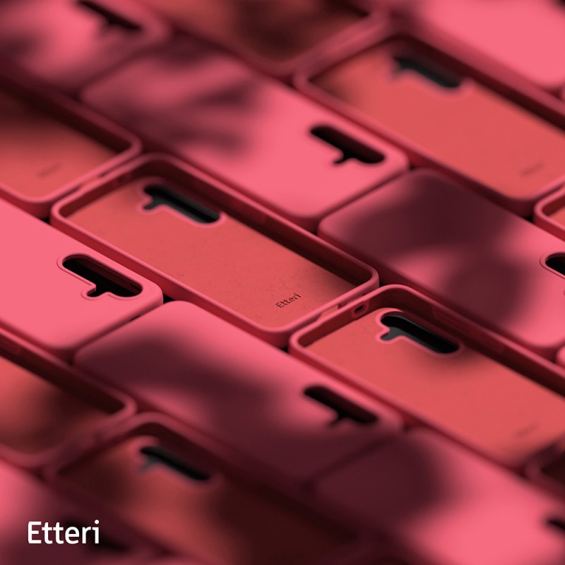Гръб Etteri Silicone Case за Samsung Galaxy A56 5G малинов