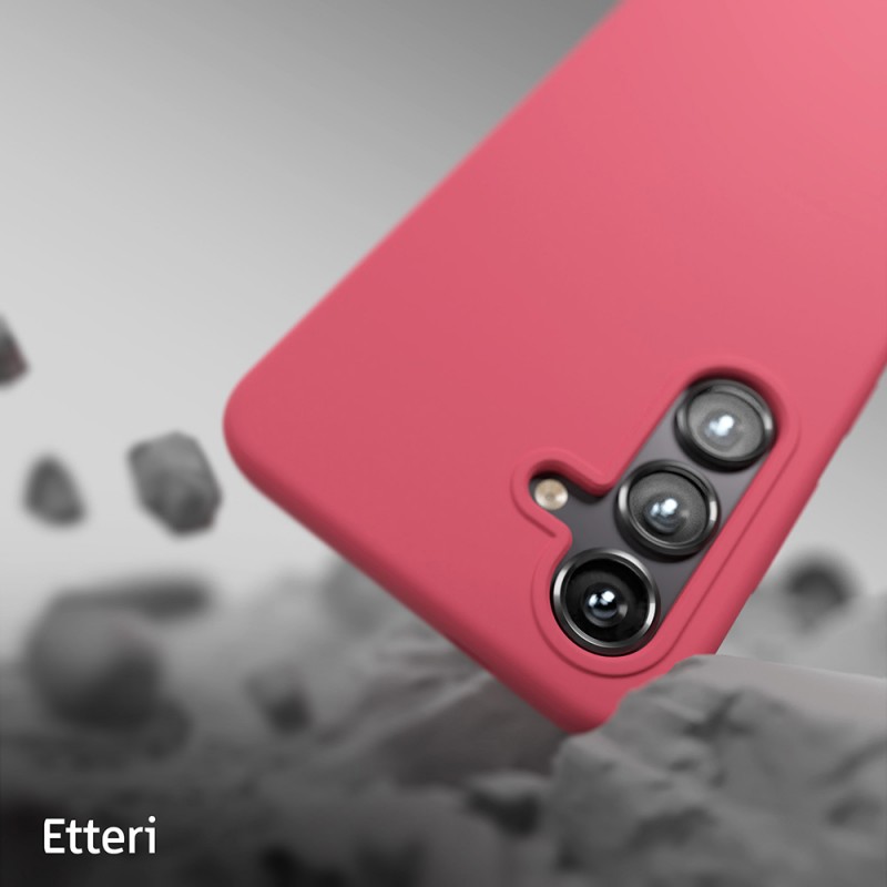 Гръб Etteri Silicone Case за Samsung Galaxy A56 5G малинов