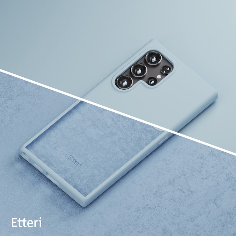 Гръб Etteri Silicone Case за Samsung Galaxy A36 5G светлосин