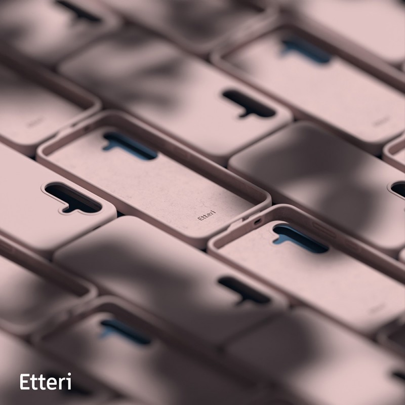 Гръб Etteri Silicone Case за Samsung Galaxy A36 5G светлорозов