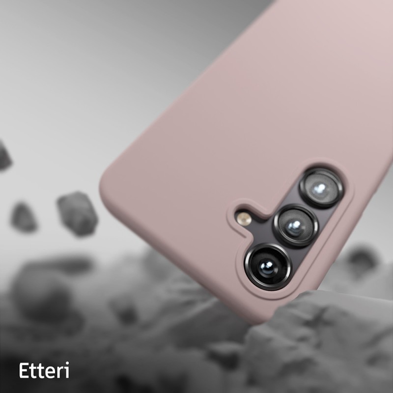 Гръб Etteri Silicone Case за Samsung Galaxy A36 5G светлорозов