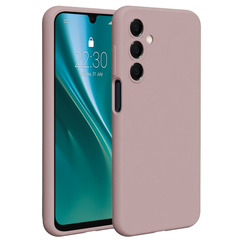 Силиконов калъф Etteri за Samsung Galaxy A17 светло розов