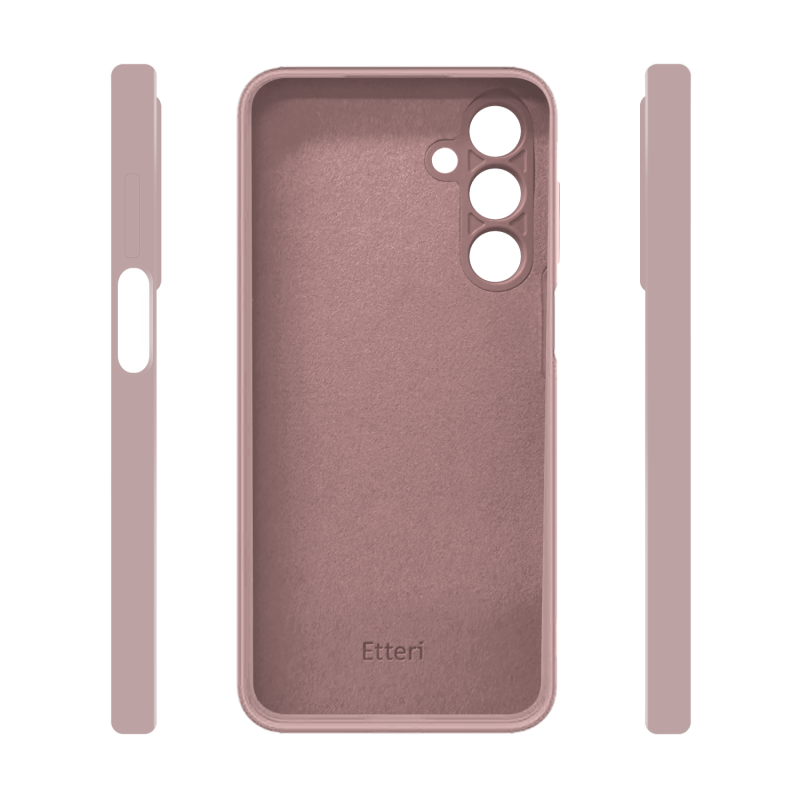 Силиконов калъф Etteri за Samsung Galaxy A17 светло розов