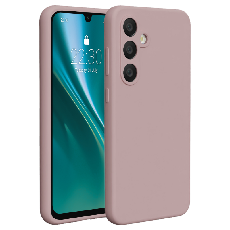 Гръб Etteri Silicone Case за Samsung Galaxy A56 5G светлорозов