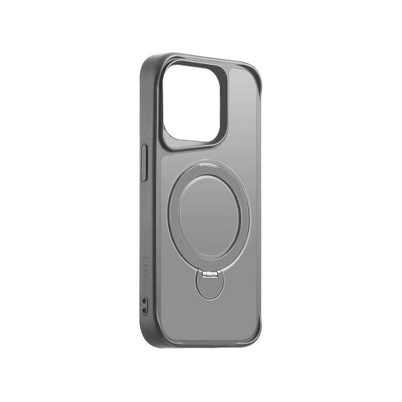 Калъф Etteri Matt Mag Ring за iPhone 14 Pro 6.1" сив