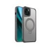 Калъф Etteri Matt Mag Ring за iPhone 15 6.1" сив