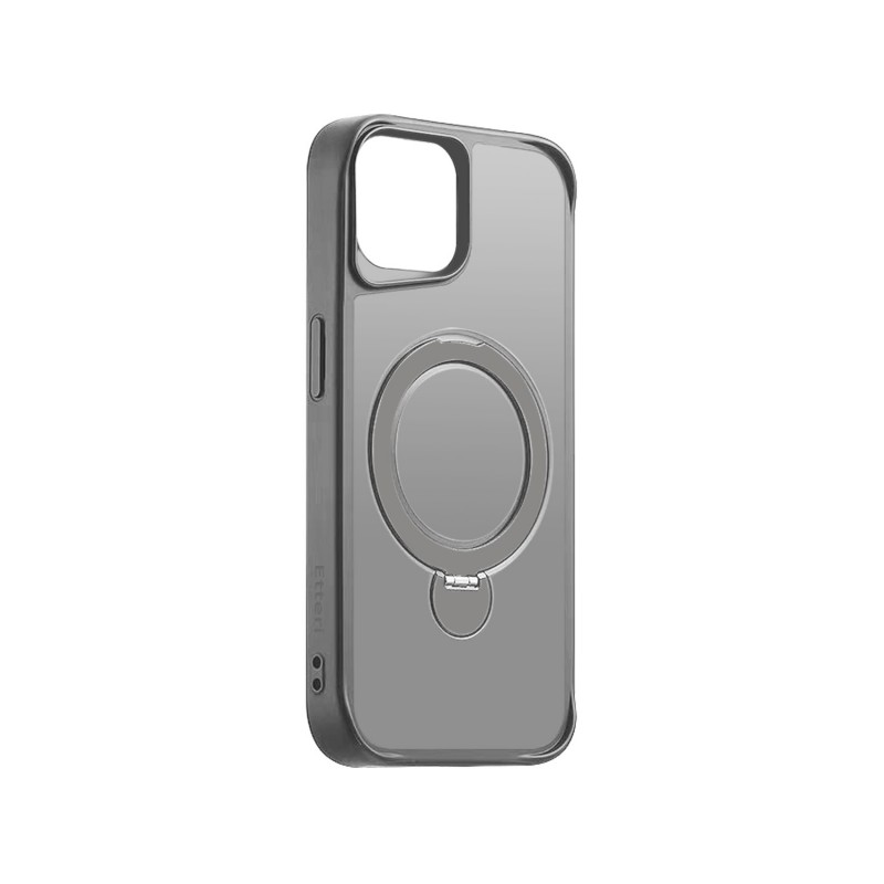 Калъф Etteri Matt Mag Ring за iPhone 15 6.1" сив
