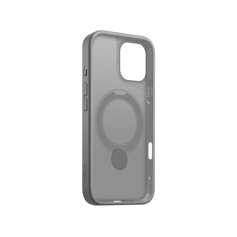 Калъф Etteri Matt Mag Ring за iPhone 16 6.1" сив
