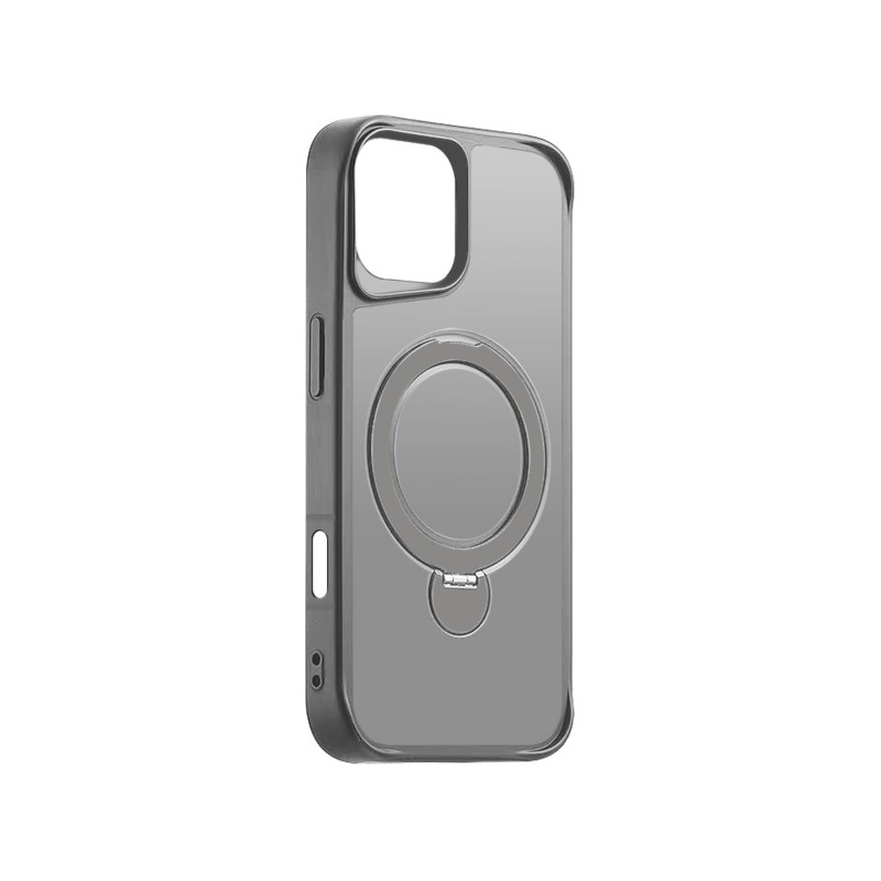 Калъф Etteri Matt Mag Ring за iPhone 16 Plus 6.7" сив