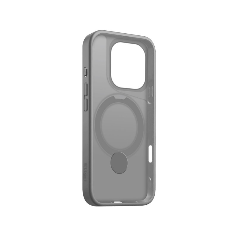 Калъф Etteri Matt Mag Ring за iPhone 16 Pro 6.3" сив