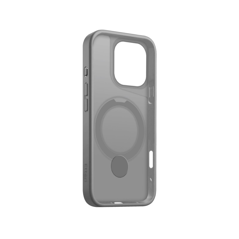 Калъф Etteri Matt Mag Ring за iPhone 16 Pro Max 6.9" сив