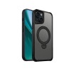 Калъф Etteri Matt Mag Ring за iPhone 15 6.1" черен