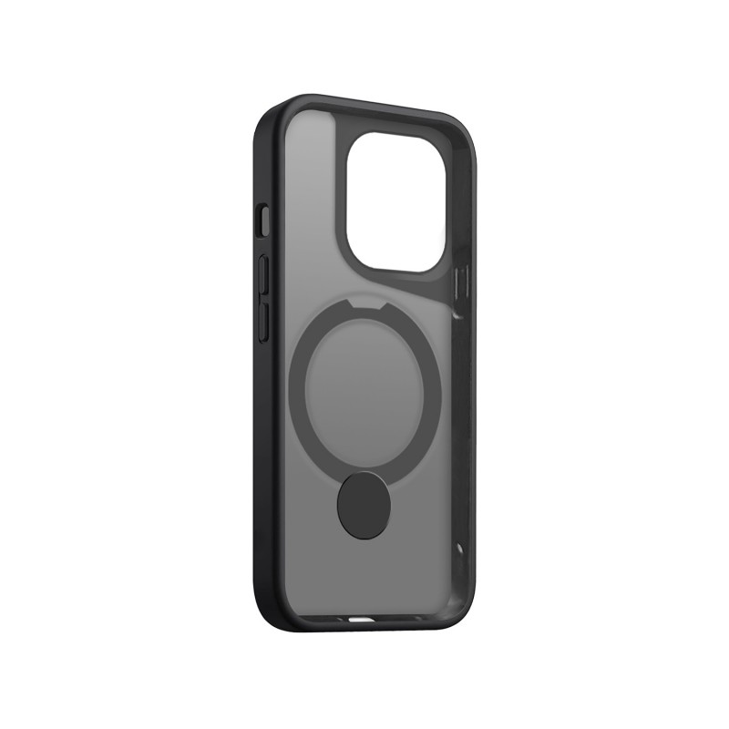Калъф Etteri Matt Mag Ring за iPhone 15 Pro 6.1" черен