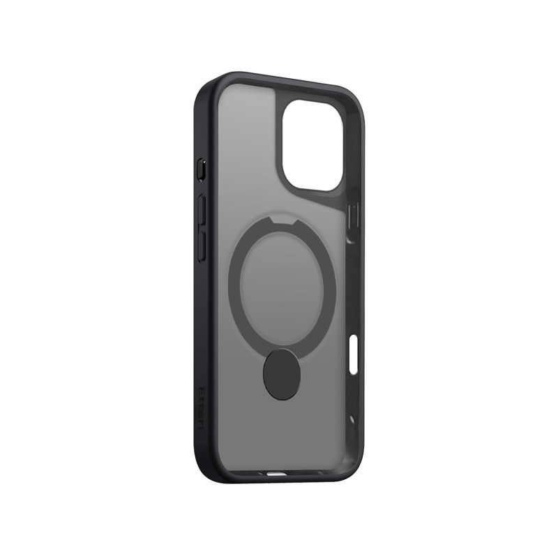 Калъф Etteri Matt Mag Ring за iPhone 16 6.1" черен