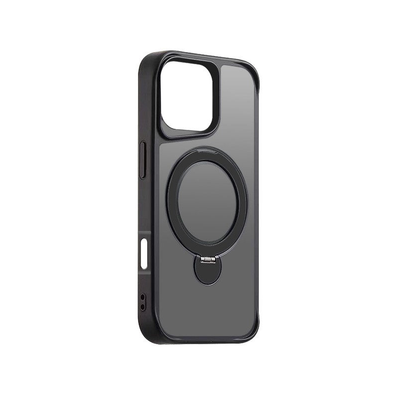 Калъф Etteri Matt Mag Ring за iPhone 16 Pro Max 6.9" черен