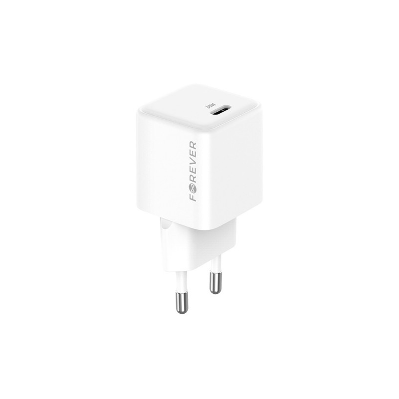 Forever ładowarka sieciowa GaN PD TC-08-30C 1x USB-C 30W biała