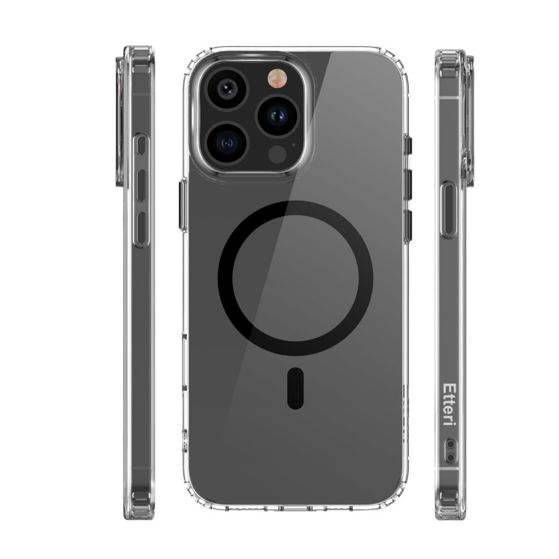 Калъф Etteri Color Mag за iPhone 12 / 12 Pro 6.1" черен