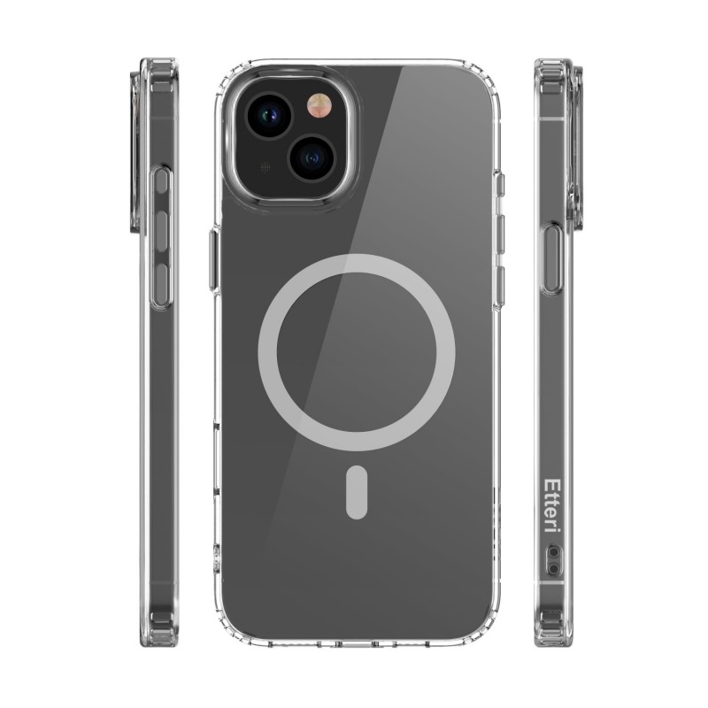 Калъф Etteri Color Mag за iPhone 14 6.1" сив