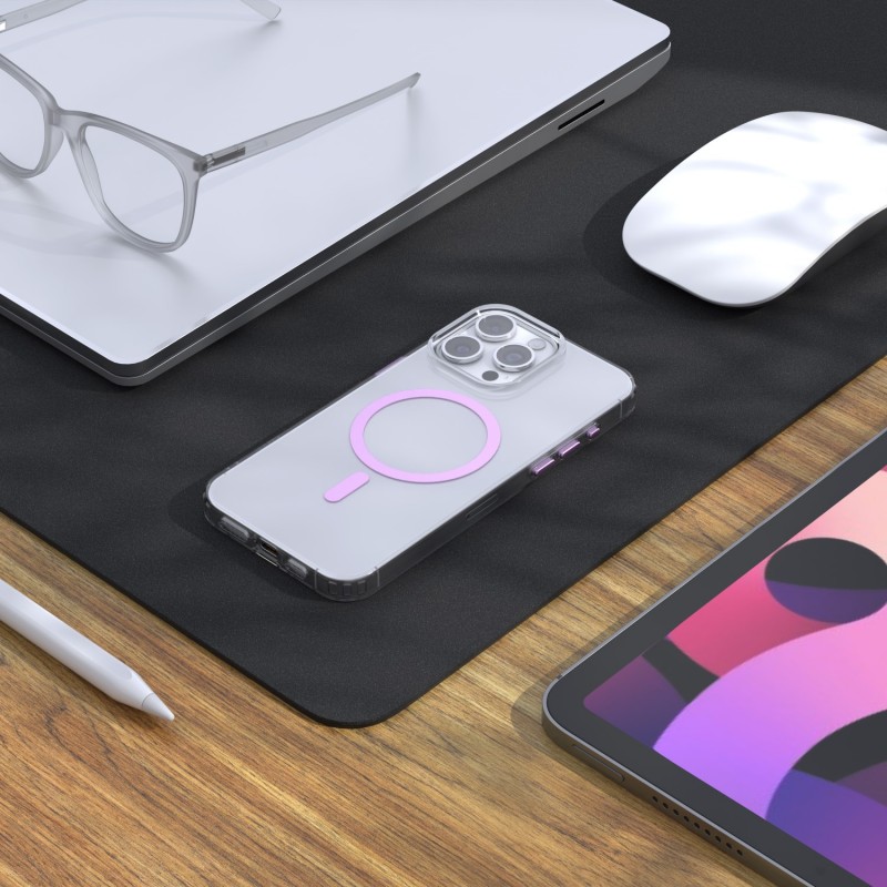 Калъф Etteri Color Mag за iPhone 15 Pro Max 6.7" розов