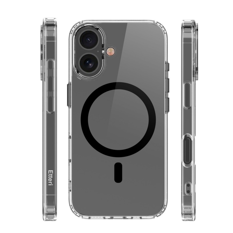 Капак Etteri Color Mag за iPhone 16 Plus 6.7" черен