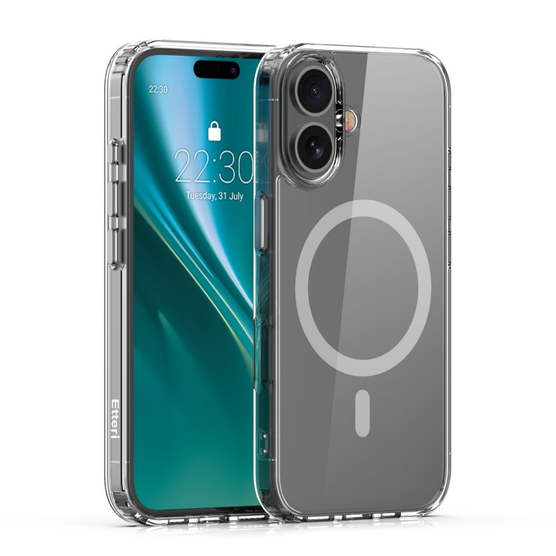 Калъф Etteri Color Mag за iPhone 16 Plus 6.7" сив