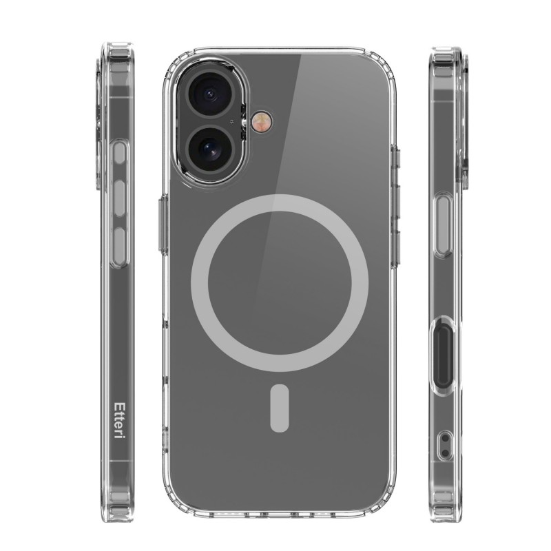 Калъф Etteri Color Mag за iPhone 16 Plus 6.7" сив