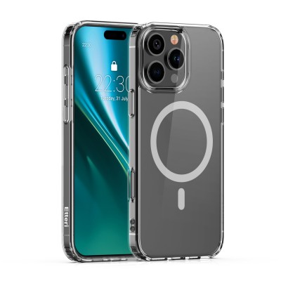 Калъф Etteri Color Mag за iPhone 16 Pro Max 6.9 сив