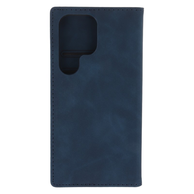 Калъф Smart Suede за Samsung Galaxy S25 Ultra тъмносин