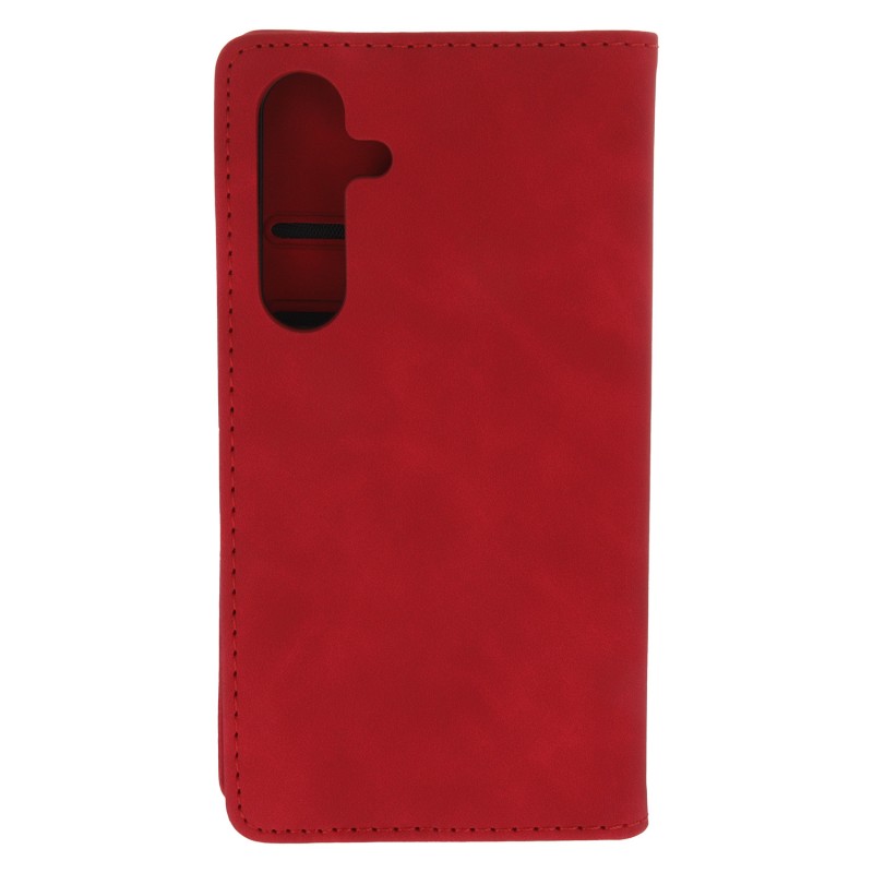 Калъф Smart Suede за Samsung Galaxy S25 червен