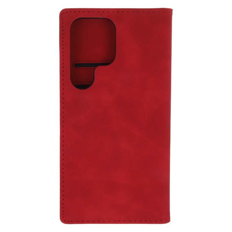 Калъф Smart Suede за Samsung Galaxy S25 Ultra червен
