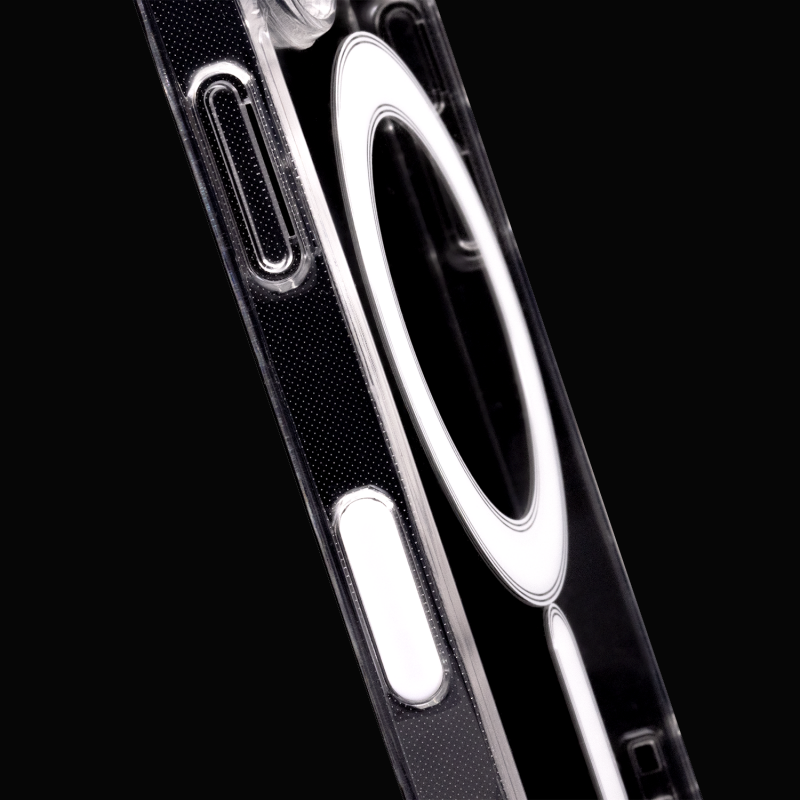 Anti Shock 1.5 mm Mag cover за iPhone 16 6.1" прозрачен голям отвор + бутон