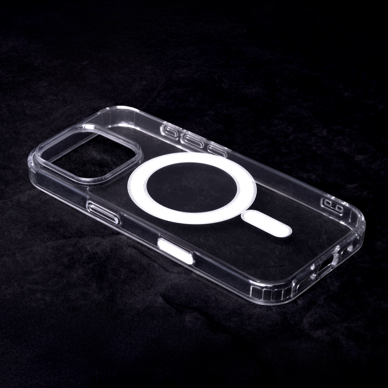 Anti Shock 1.5 mm Mag cover за iPhone 16 Pro Max 6.9" прозрачен голям отвор + бутон