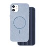 Калъф Glitter Thin Mag за iPhone 11, син