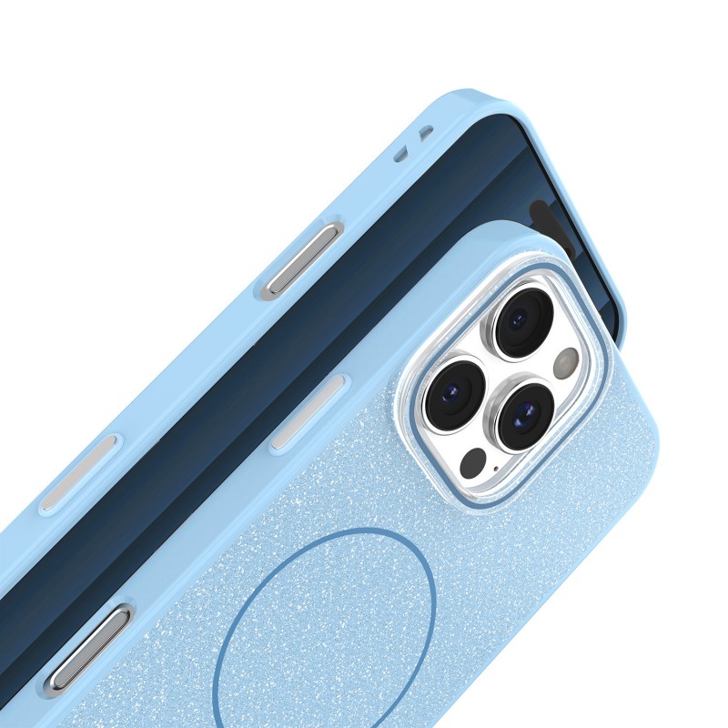 Калъф Glitter Thin Mag за iPhone 16 Pro Max 6,9