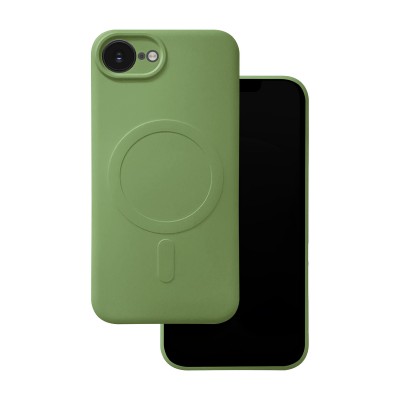 Капак Simple Color Mag за iPhone 16e / 17e светло зелен