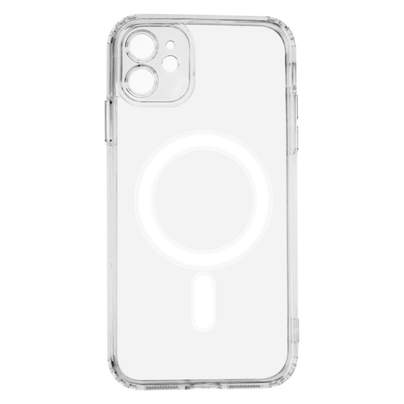 Капак Anti Shock 1.5 mm Mag за iPhone 11, прозрачна защита на камерата