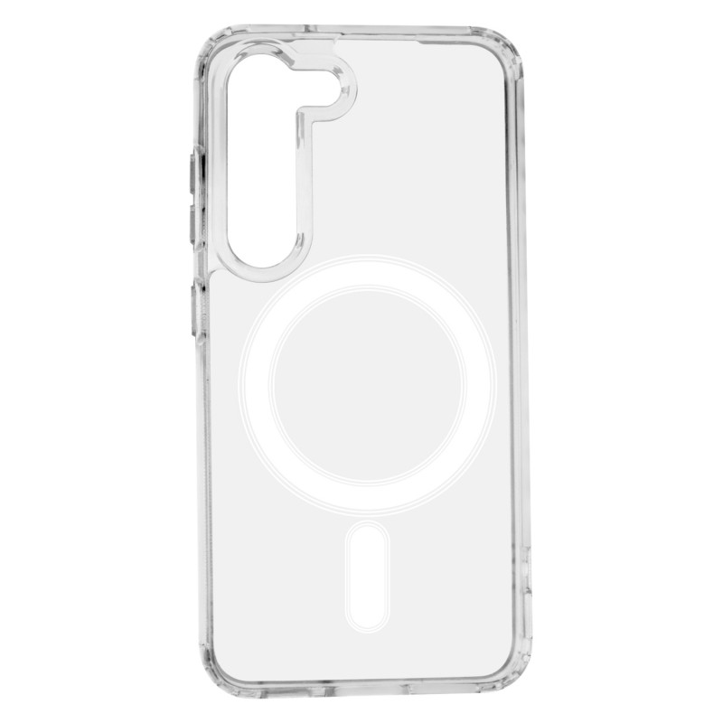 Гръб Anti Shock 1,5 mm Mag за Samsung Galaxy S23 прозрачен big hole