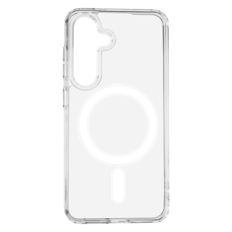 Гръб Anti Shock 1,5 mm Mag за Samsung Galaxy S25 прозрачен big hole