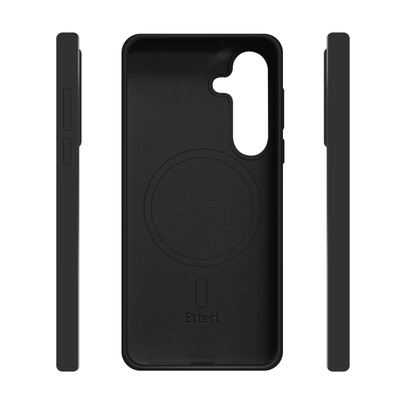 Гръб Etteri Silicone Mag за Samsung Galaxy S26 черен