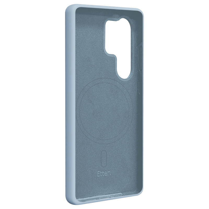Оверлей Etteri Silicone Mag за Samsung Galaxy S25 Ultra светло син