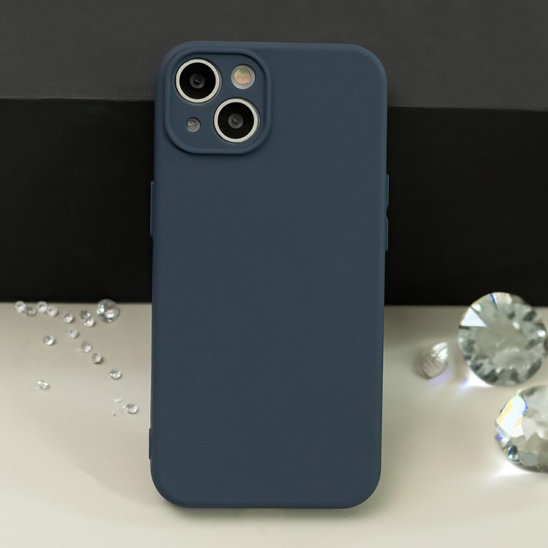 Капак Silicon Box за Samsung Galaxy S25 FE, тъмно син