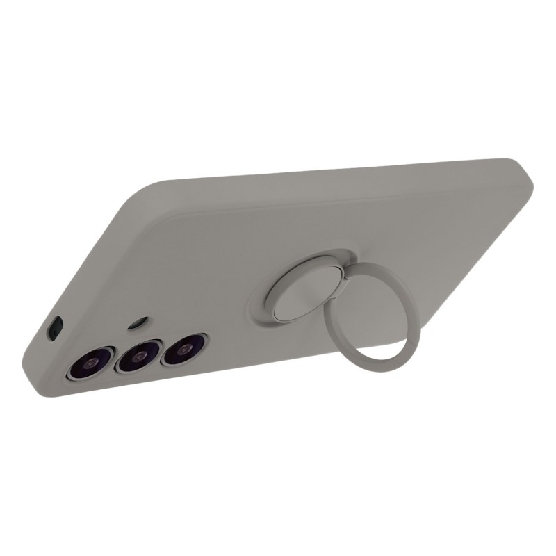 Капак Finger Ring за Samsung Galaxy S23 FE светло сив