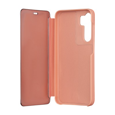 Калъф Fold Mirror View за Samsung Galaxy A14 4G / A14 5G розов