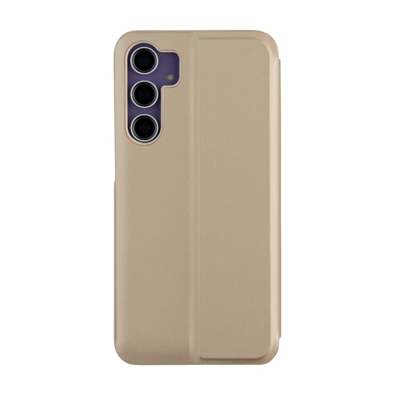 Калъф Fold Mirror View за Samsung Galaxy A14 4G / A14 5G златен