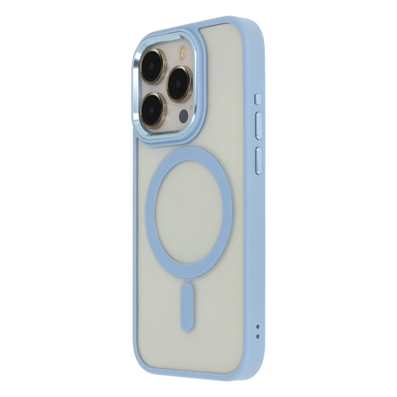 Калъф Satin Elegant Mag за iPhone 12 / 12 Pro 6.1" син