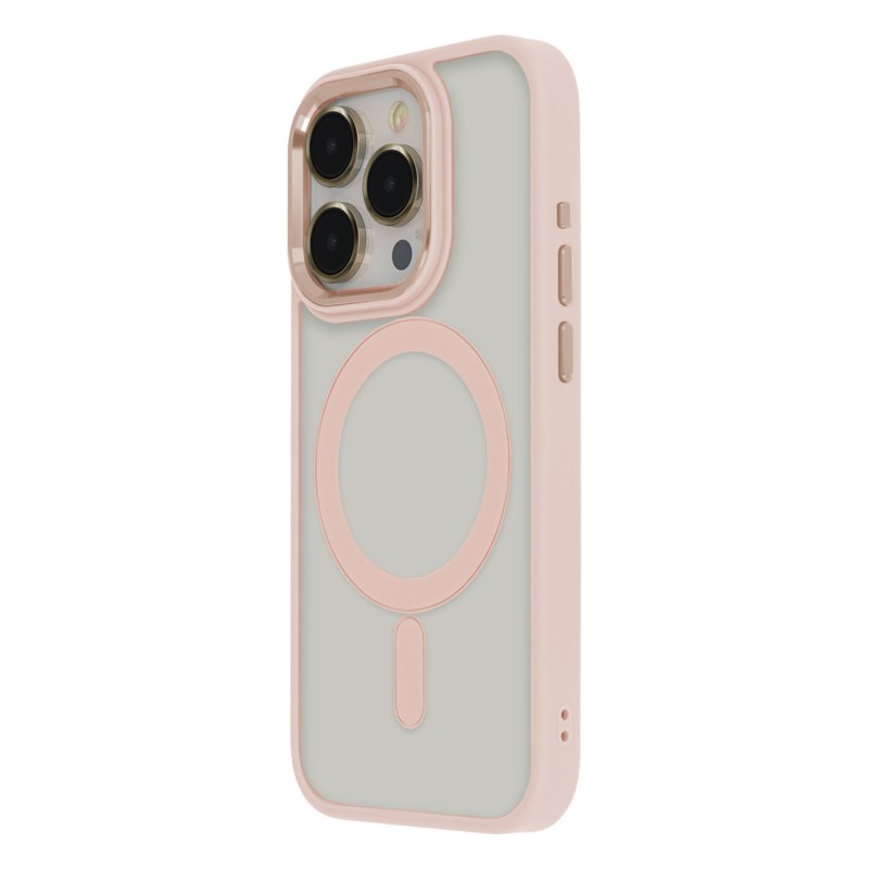 Калъф Satin Elegant Mag за iPhone 12 / 12 Pro 6.1" розов