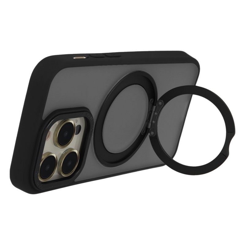 Калъф Secure Spinning Mag за iPhone 15 Plus 6.7" черен