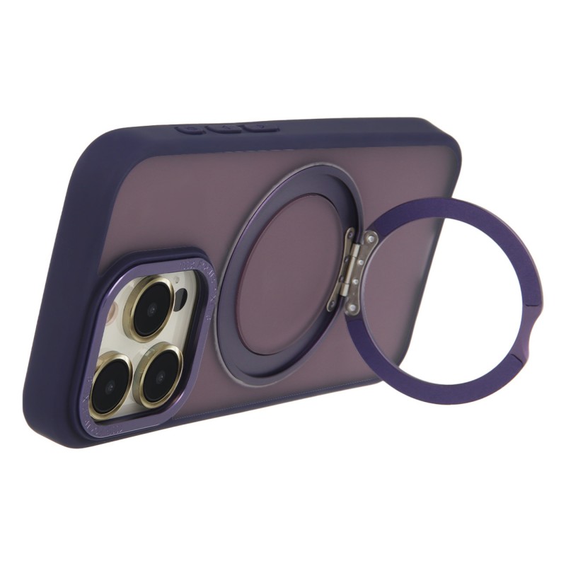 Калъф Secure Spinning Mag за iPhone 13 6.1" лилав